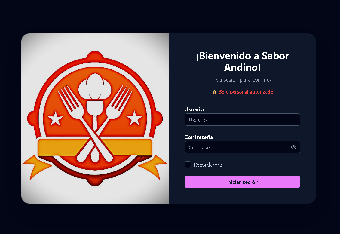 Sistema de ventas para restaurantes